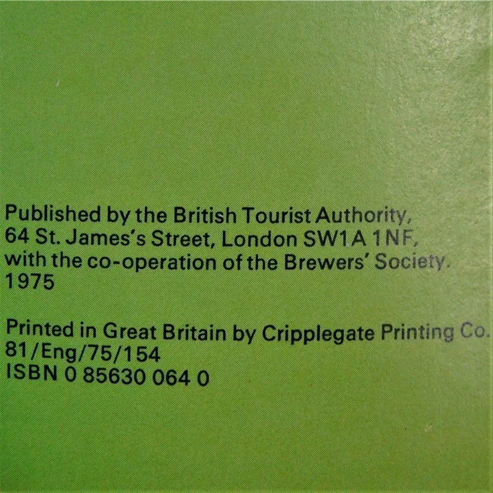Britain Stay At An Inn Guide Vintage 1975 Accommodation Inns Hotels UK Travel
